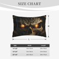 thumbnail image 4 of Zufioo Metal Evil Skull Print Double-sided Plush Pillow Cover,Decorative Pillow Protector without Pillow Core, Suitable for Sofa, Bedroom, Car-20"x30", 4 of 6