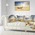 thumbnail image 3 of Designart 12" x 20" White Polyester Throw Pillow, 3 of 5