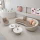 thumbnail image 2 of Fabric Living Room Sofas Modern Sectional Luxury Living Room Sofas Bed Wooden Lazy Confort Recliner Nordic House Stuff Sala Sofa My Lux Decor Round, 2 of 17