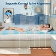 thumbnail image 6 of 3 inch Full Gel Infused Mattress Topper, Memory Foam Mattress Topper, 6 of 9