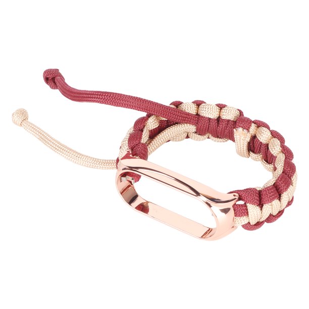 Pulsera de Lazo Trenzado 2 en 1 para 7 Correas Deportivas Transpirables de Nailon Elástico Ajustable con Marco de Metal para Deportes y Uso Diario ANGGREK Otros