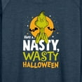 thumbnail image 3 of The Grinch - Grinch Nasty Wasty Halloween  - Women's Lightweight French Terry Long Sleeve Shirt, 3 of 5