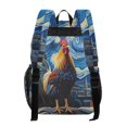 thumbnail image 3 of ALAZA Clear Backpack Chicken Oil Paint PVC Transparent BookBag, 3 of 7
