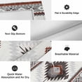thumbnail image 6 of Brown Beige Boho Outdoor Rug for Patio/Deck/Porch, Non-Slip Large Area Rug 6 x 9 Ft, Vintage Ethnic Tribal Southwestern Indoor Outdoor Rugs Washable Area Rugs, Reversible Camping Rug Carpet Runner, 6 of 8