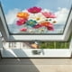 thumbnail image 4 of Pegatinas electrostáticas florales para ventanas, decoración de cristal extraíble para facilitar su aplicación, películas elegantes para ventanas y azulejos, que mejoran los espacios habitables, 4 of 6