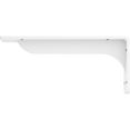 thumbnail image 4 of Ekena Millwork 2"W x 12"D x 5 1/4"H Embrey Steel Bracket, White Primer, 4 of 11