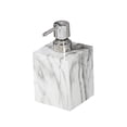 thumbnail image 1 of Dispensador de jabón, bomba de espuma, botella de loción, champú, ducha, dispensador de jabón de manos reutilizable rústico, dispensador de jabón líqu Plata blanca, 1 of 8