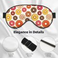 thumbnail image 3 of Uemuo Donut Pattern Sleep Eye Mask - Light Blocking Sleep Mask Blocking Out Light Perfectly, Soft and Comfortable Night Eye Mask, Eye Blinder, 3 of 7