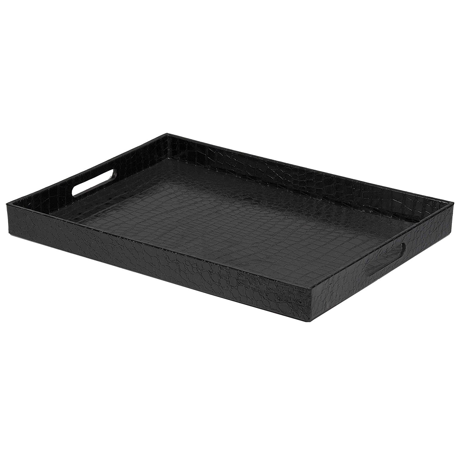 black serving tray