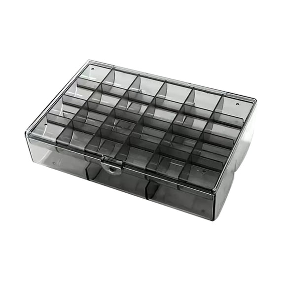 Specollect 1 Pcs Jewelry Organizer Box with Clear Display, Anti-Tarnish Storage Case for Earrings Necklaces, Stackable Travel Jewelry Case for Dresser Vanity