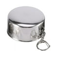 thumbnail image 2 of Stainless Steel Collapsible Cup with Keychain Portable Folding Cup for Camping Travel Outdoor Hiking 240ml (L), 2 of 8