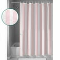 thumbnail image 4 of Pink Striped Bathroom Curtain 84 Inch Shower Curtain with Hooks, Modern Farmhouse Pink White Stripes Waterproof Polyester Bath Curtain Washable Bathtub Curtain 72''x 84'', 4 of 6