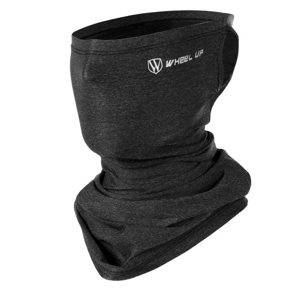 WHEEL UP Foulard Multifonctionnelle en Soie Glacée UV400 pour Cyclisme, Randonnée et Activités Estivales - Gris Foncé