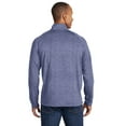 thumbnail image 3 of Sport-Tek ST850 Sport-Wick Stretch 1/2-Zip Pullover, True Navy Heather, M, 3 of 3