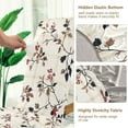 thumbnail image 5 of Yayeee 2 Pack Dining Chair Covers Stretch Parson Chairs Slipcovers Seat Protector, Floral Plaid, 5 of 6