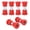 Red, variant on YAHHU Golf Cart Leaf Spring Bushing Kit 70291G01 Polyurethane Shackle Bushings Replacement for Club Car DS 1981-Up & EZGO TXT Medalist 1994-Up Gas Electric Models Black