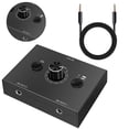 thumbnail image 1 of Desktop Audio Switcher 2V p-p Input, 5-Meter Transmission Distance for Compact Spaces, CD Player, Computer, 1 of 9