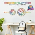thumbnail image 6 of 14 Inch Silent Analog Learning Clock for Kids - Classroom Wall Decor - Easy  Teaching Tool, 6 of 6
