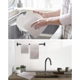 thumbnail image 5 of Beige Ombre Hand Towels Set, Waffle Weave Kitchen Towels 3 Pieces, White Gradient Modern Abstract Art Microfiber Hair Face Bath Tea Towel Absorbent Quick Drying Cleaning Dish Cloths, 15.7"x23.6", 5 of 7