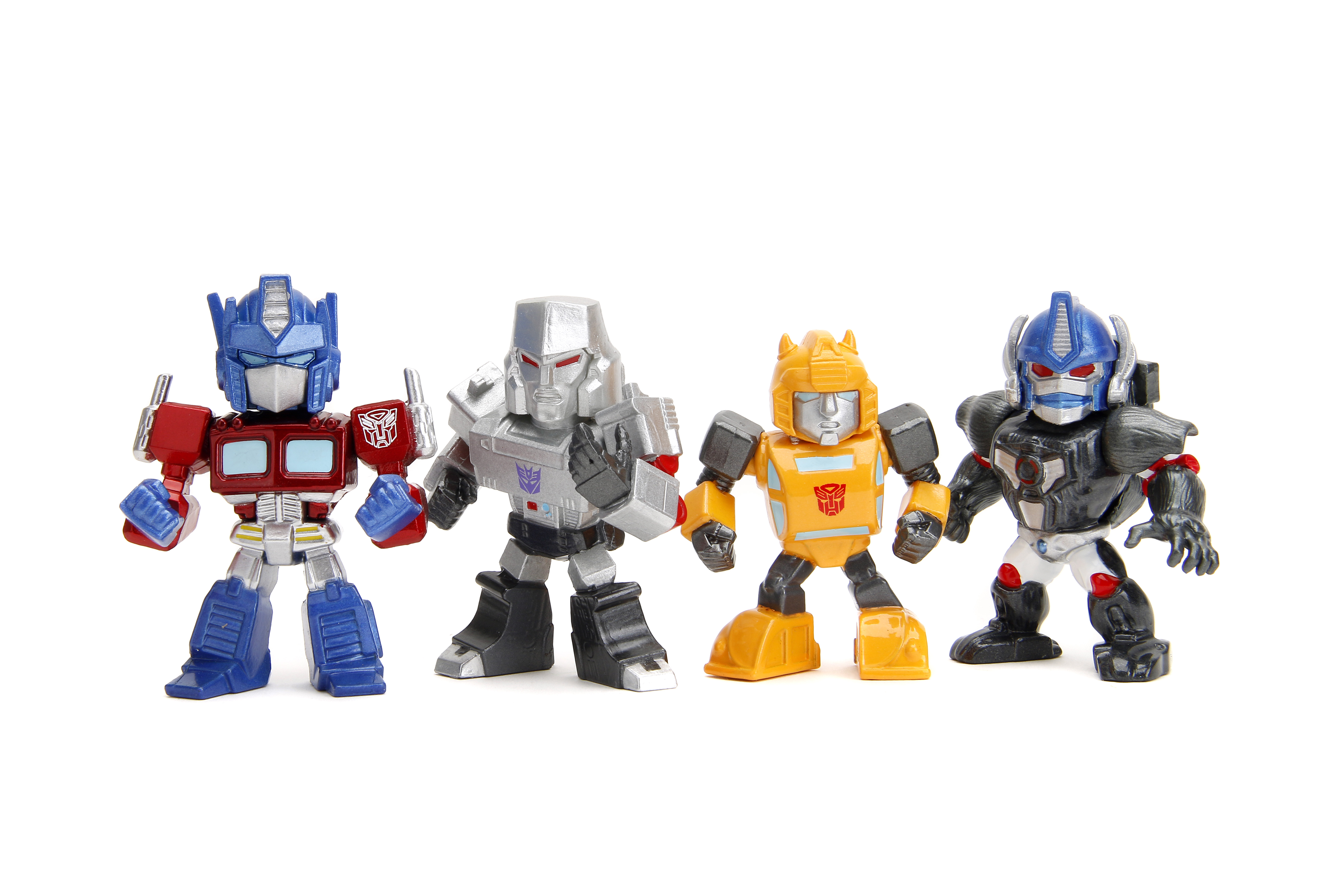 Jada Toys Metalfigs Transformers 2.5" 4-Pack Collectible Die-Cast Figure