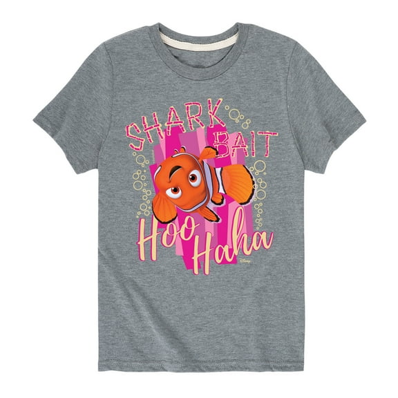 Finding Nemo - Shark Bait Hoo Haha - Toddler And Youth Short Sleeve Graphic T-Shirt