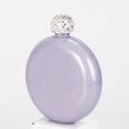 thumbnail image 2 of Frasco- Ab Tapa De Cristal Creativo 304 Acero Inoxidable Vino Alcohol Licor Frasco Para Mujeres Niñas Hombres Fiesta Tamaño De Mano Flask-5oz, 2 of 4