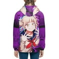 thumbnail image 3 of Himiko Toga Hoodie 3D Print Pullover Hooded Long Sleeve Sweatshirts Tops Blouse with Pocket for Boys Girls X-Large, 3 of 8