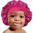 thumbnail image 4 of Baby Bonnet Kids Bonnet Silk Bonnet Hats for Boys Girls Toddler, 4 of 5