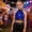 Blue, variant on YMNXA Big Kids Girls Tank Top Sleeveless Turtleneck Letter Print Comfortable Fashion Crop Top For Party And Performance Black 8-9 Years