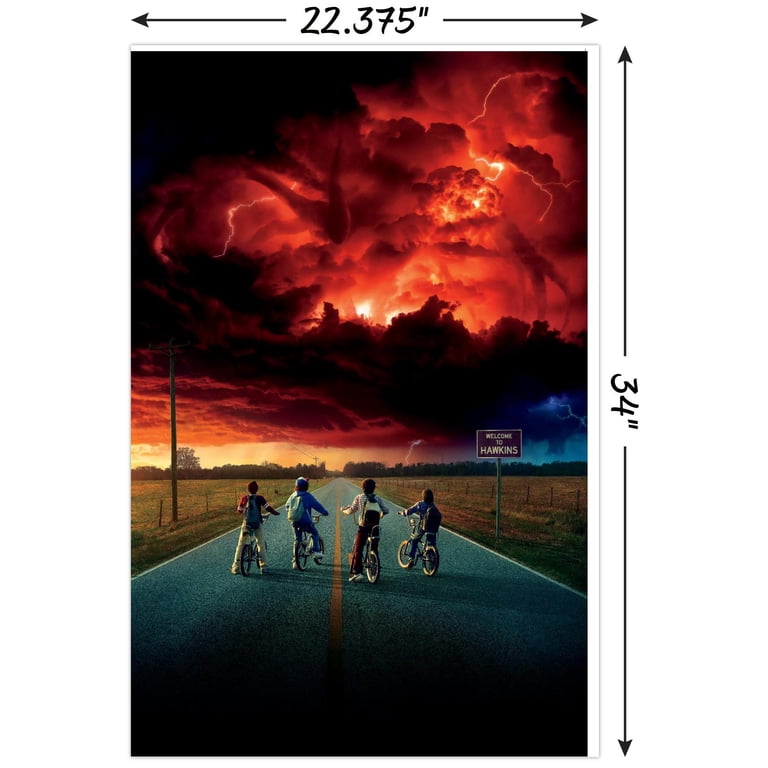 Netflix Stranger Things: Season 2 - Key Art Wall Poster, 22.375