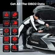 TOPDON TopScan Pro - Pocket-Size Bluetooth Scan Tool w/Bi-Directional Controls, 13 Service Functions