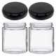 thumbnail image 1 of Frascos Mason de vidrio de 16 oz con boca extra ancha para almacenamiento de pintas con tapas - Tapas de almacenamiento de plástico sin BPA - Fabricados en EE. UU. - Frascos de vidrio de 16 oz con, 1 of 3