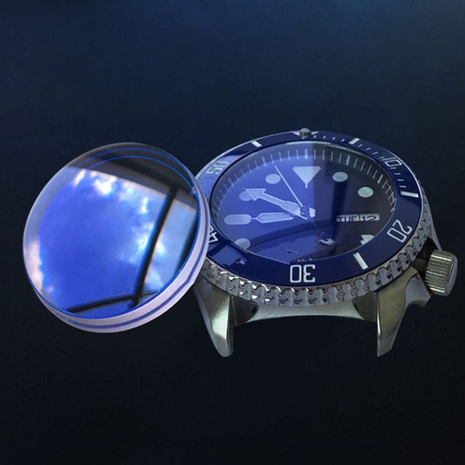 Watch Glass Watch Sapphire Glass Double Dome Glass For Seiko SKX007 009 011 Accessories Walmart