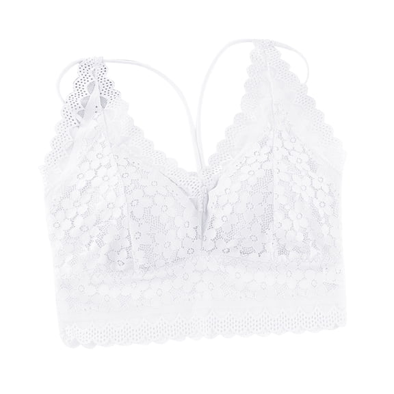 AWZXDE Lace Bra Women's Beauty Back Small Bust Push Up Comfortable Soft Layering Tank Top