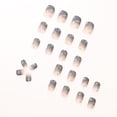 thumbnail image 3 of Prensa en las uñas Uñas postizas cuadradas lindas Uñas postizas acrílicas Cielo Nube blanca Uñas postizas para mujeres y niñas 24 piezas Namotu HMYH770, 3 of 4