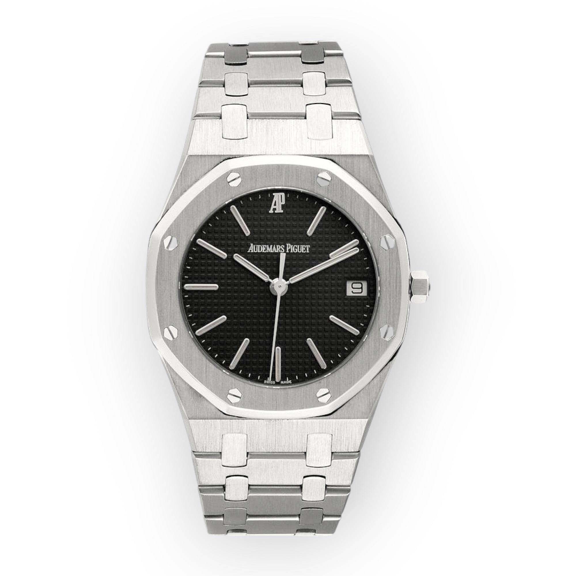 Pre-Owned Audemars Piguet Royal Oak 56023ST 36mm Black Dial With Stainless Steel Bracelet