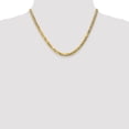 thumbnail image 2 of 10K Yellow Gold chain Curb 18 in 4.75 mm 4.75mm Flat Beveled, 2 of 5