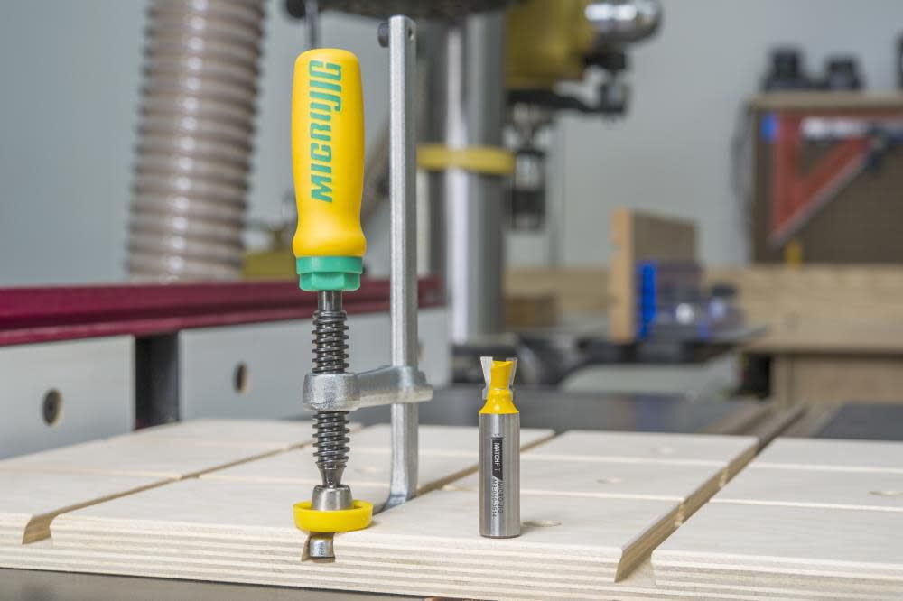 Micro Jig MATCHFIT Dovetail Clamp PRO for Wood Dovetail Tracks and Grooves