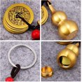 thumbnail image 2 of 3 Pieces Chinese Gourd Brass Wu Lou Keychains Feng Shui Coins Calabash Decorations Pendant Key Rings for Good Luck Fortune Longevity Wealth Success, 2 of 5
