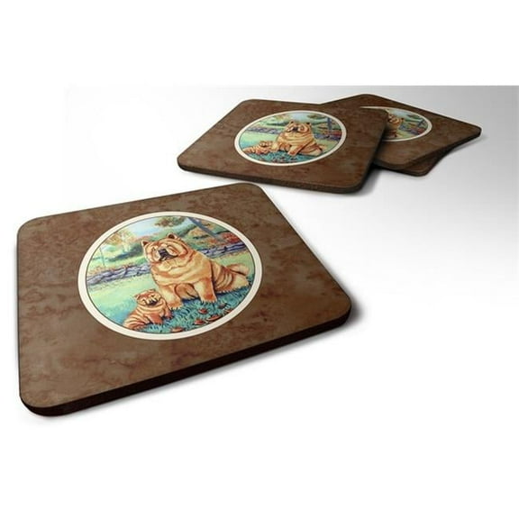 Chow Chow Mommas Love Foam Coaster, Set of 4