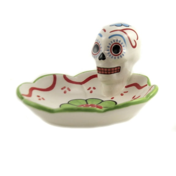 Tabletop Day Of The Dead Dish Ceramic Celebration Mexican Holiday 10758