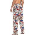 thumbnail image 5 of HPINK-T Vintage Mushrooms Men's Pajama Pants Motorcycle Motocross Abstract Sleepwear Lounge Pajama Bottoms with Pockets, S M L XL XXL, 5 of 7