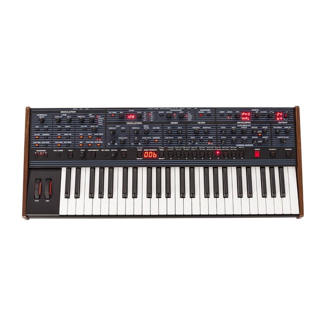 Sintetizador Analógico Polifónico SEQUENTIAL OB 6 KEYBOARD negro 80.7x11.7x32.3