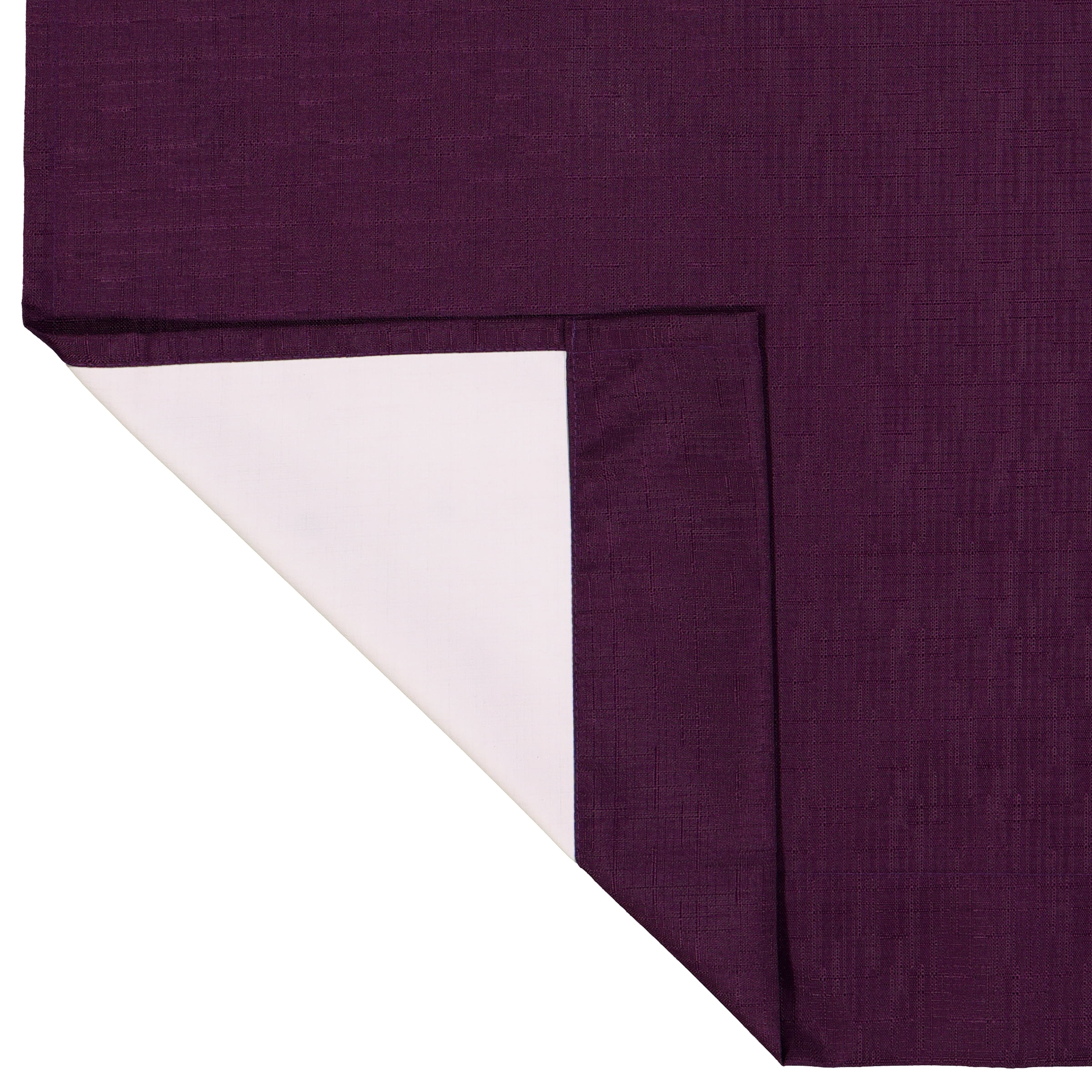 Eclipse Dayton Solid Purple Blackout Grommet Single Curtain Panel, 42" x 84"