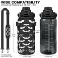 thumbnail image 5 of Witch Theme 64oz Water Bottle with Storage Sleeve - Gothic Leakproof Large Capacity Bottle with Adjustable Strap for Halloween Workouts, 5 of 7