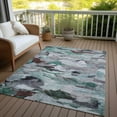 thumbnail image 6 of Addison Rugs Chantille Indoor/Outdoor Transitional Abstract Teal Washable Rectangle Rug, 2'6" x 3'10", 6 of 6