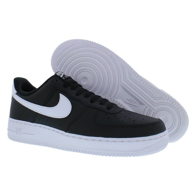 Nike Men's Air Force 1 '07 Leather Shoes, Classic Black
