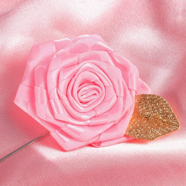 12pcs Flower Brooch Lapel Pin Boutonniere Brooch Pin for Corsage