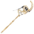 thumbnail image 3 of Shisuyan Venetian Masquerade Mask Eye Mask On Stick Handheld Masquerade Mask Photo Prop, 3 of 9