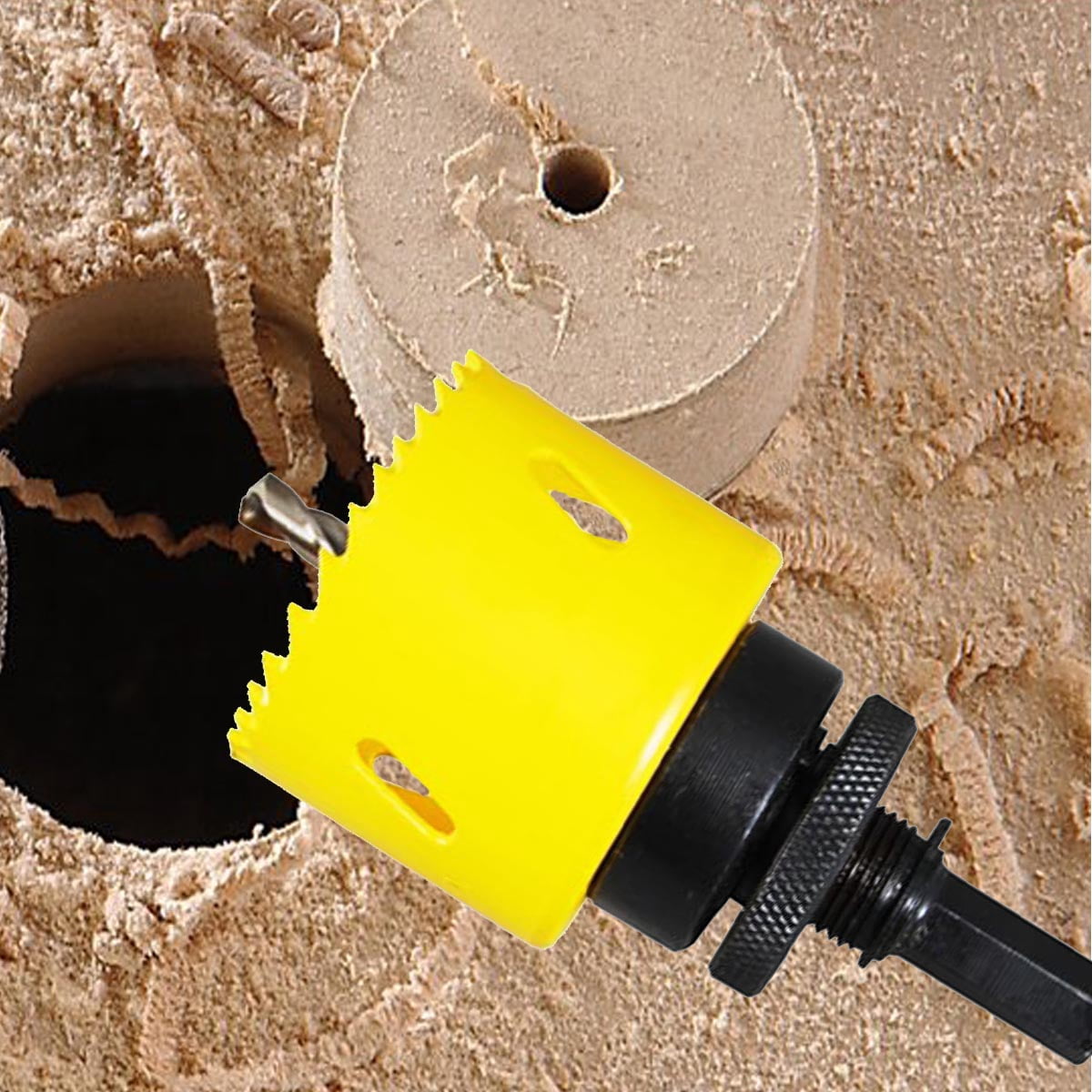 Max-Craft Bi-Metal Hole Saw M42 Cobalt 8% with Arbor and Pilot Center Drill Bit Heavy Duty Bi metal Hole Cutter for Steel, Metal, Wood, Plastic, Aluminum